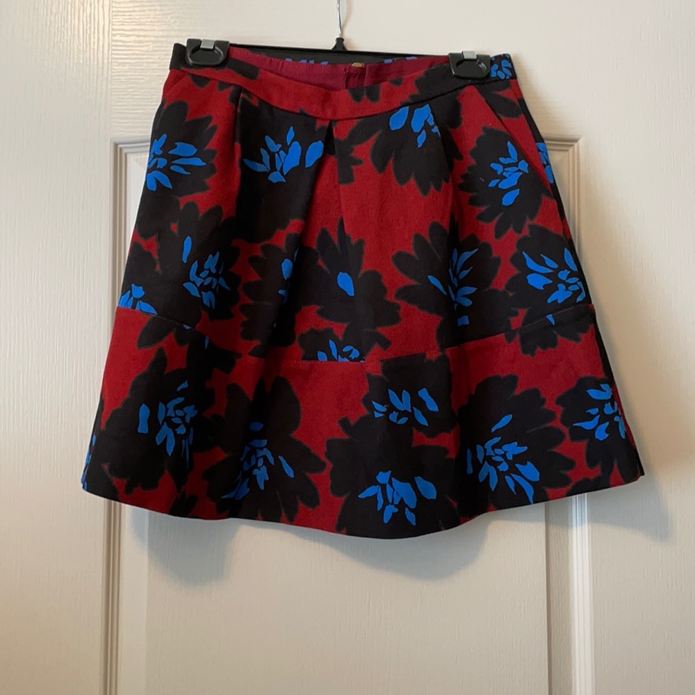 Jcrew floral skirt